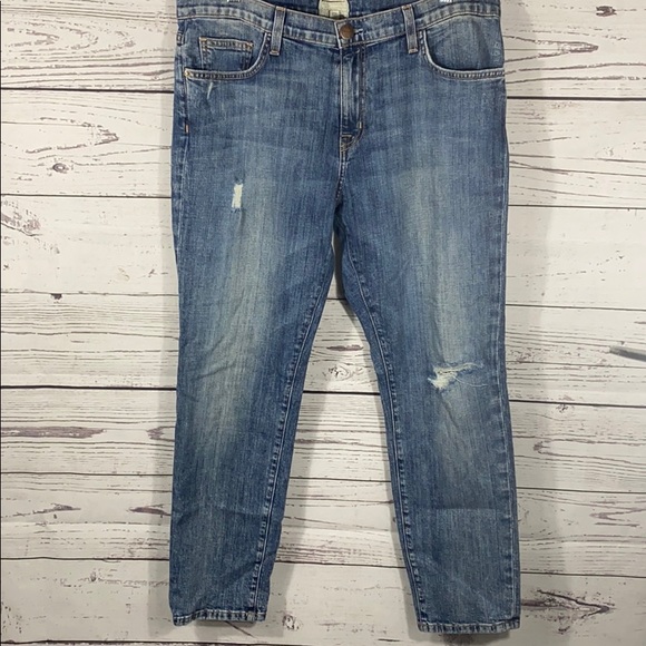 Current/Elliott The Fling Relaxed Boyfriend Jeans - Picture 2 of 6